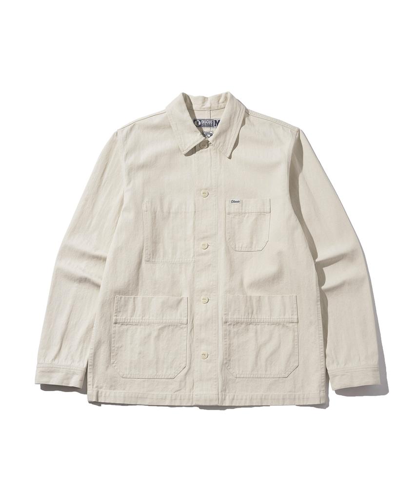 Рабочая куртка Discus Athletic French Work Jacket, цвет экрю