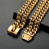 Pets-12mm double row golden dog chain-41CM