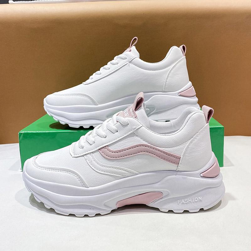 Fashion Women Sneakers New Fashion Comfortable Breathable Walking Shoes White Woman Casual Shoes Female Platform Shoes Zapatos De Mujer
