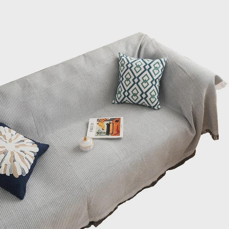 Покрывало для дивана в скандинавском стиле для гостиной