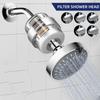 Регулируемый на 360° фильтр для очистки воды в душе Уменьшает сухость кожи Регулируемая насадка Насадка для душа Фильтр Фильтр для жесткой воды