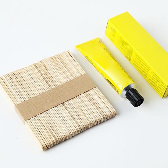 100 шт. палочек для мороженого палочки для мороженого с круглым краем деревянные палочки для лакомств