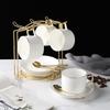 Роскошный керамический набор кофейной чашки и блюдца Zhaoran