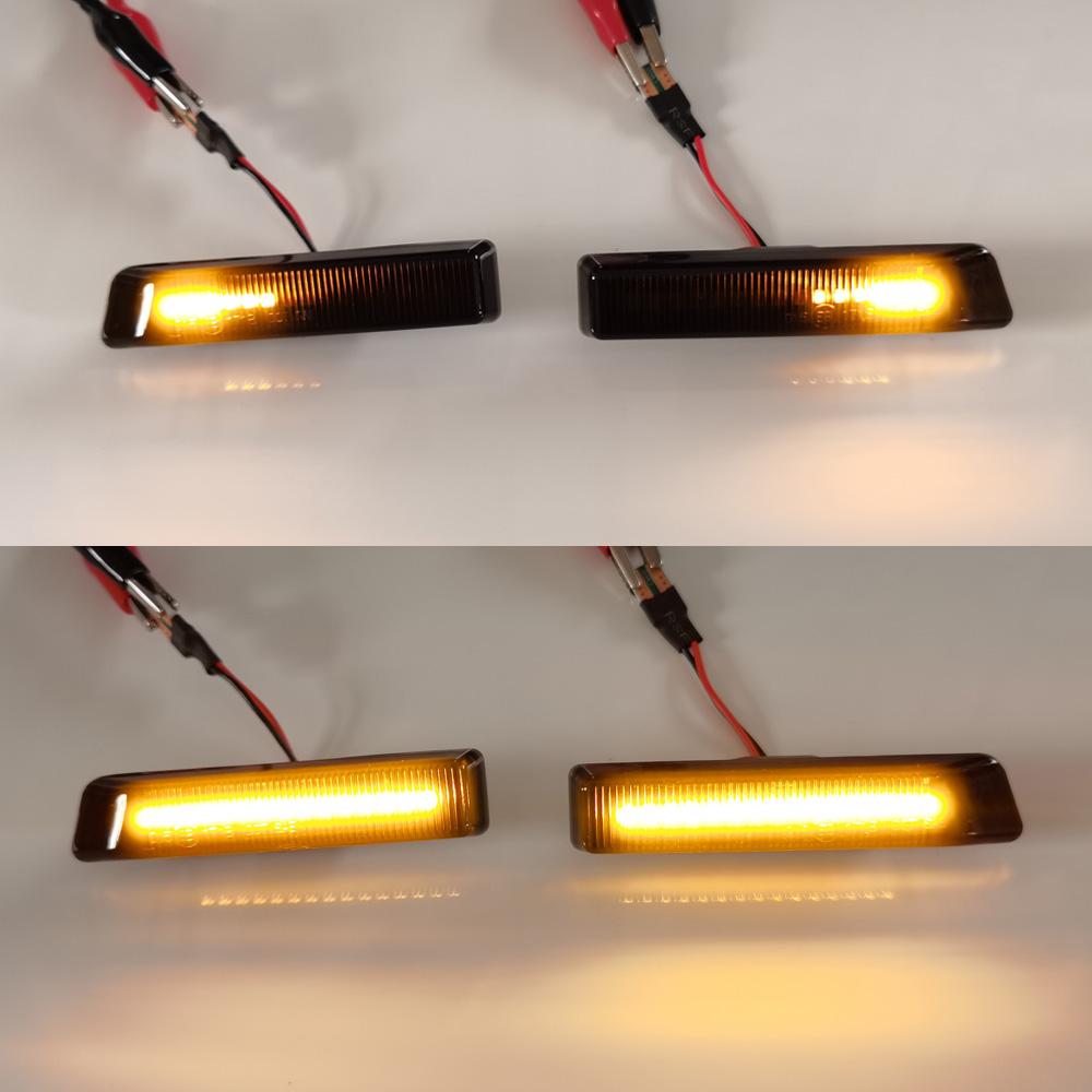 Led Dynamic Turn Signal Light Flasher Flowing Water Blinker Flashing Light Side Marker Blinker For Bmw X5 E53 3 Series E36