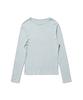 Между A и B Tee Epurée с длинным рукавом из тенселя [Синий]