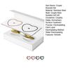 1 Set Permanent Bracelet Kit Includes 2 Bracelets 4 Heart Buttons 2 Pliers Forever Jewelry Making Tools DIY Crafting Project Valentines Day Engagement