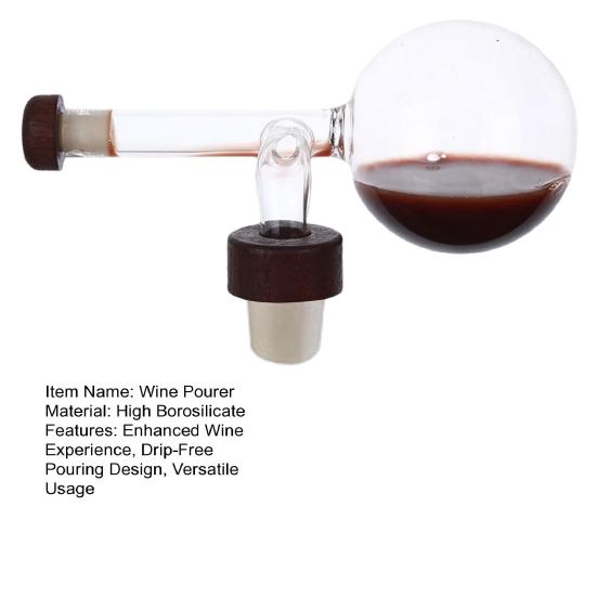 Wine Pourer Aerator Spout for Enhanced Taste And Aroma Professional Wine Aerator for Drip-Free Pouring for Improved Flavo Home Kitchen Gadgets