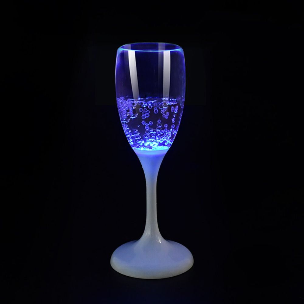 Акриловая индукционная светящаяся чашка 120 мл, светодиодная чашка для украшения шампанского