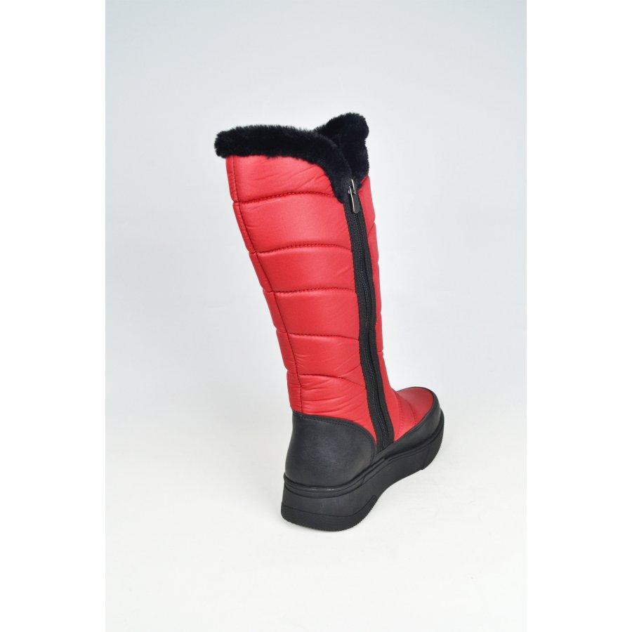 Женские высокие зимние ботинки на искусственном меху