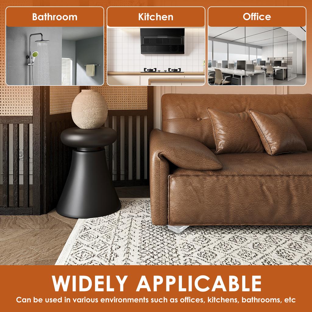 32 Pcs Anti Slip Furniture Pads Clear PU Furniture Shim Table Leveling Shim Door Stopper Multi purpose Furniture Stabilizer Pad