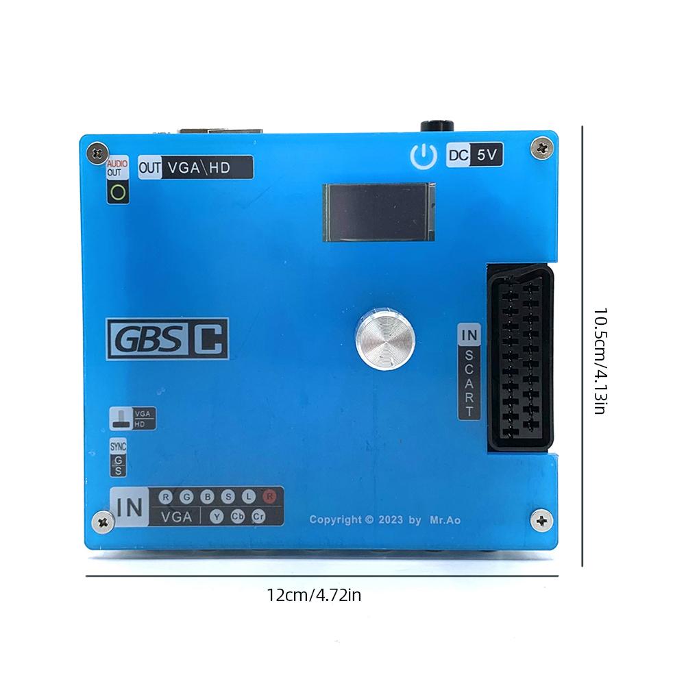 Новый конвертер GBSC поддерживает 1080P Конвертер сигнала ретро-видеоигр VGA/SCART в VGA GBS Control Видеоконвертер для консоли PS2