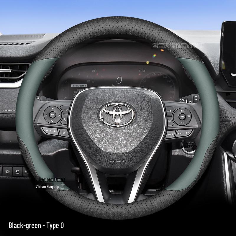 Ultra-Thin All-Season Steering Wheel Cover for 2024 Toyota RAV4 Hybrid