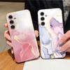 Чехол с мраморным узором для Samsung Galaxy S26 S25 S24 S23 Ultra S22 Plus S24 S25 FE Edge Мягкий силикон Кожаная текстура Обложка