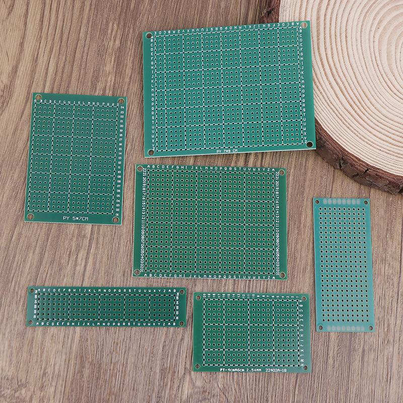 5 шт. печатная плата прототипа 2X8 3X7 4X6 5X7 6X8 7X9 см двухсторонняя универсальная печатная плата печатной платы прототипа для Arduino