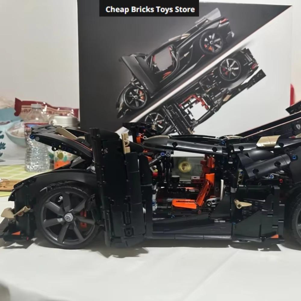 Весна-Лето 2026 Модель V8 Гоночный Автомобиль Суперкар Гиперкар Рождественские Игрушки Подарки Moc Технические Транспортные Средства Строительные Блоки 4104шт Семейный Декор