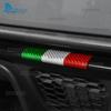Для Abarth 595 695 595C 695C 2017-2024 Настоящий Сухой Жесткий Итальянский Цвет Углеродное Волокно Наклейка на Губу Заднего Бампера Автомобиля Аксессуары для Интерьера