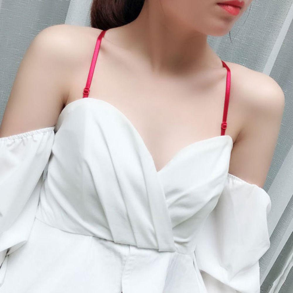 Summer Invisible Wedding Nylon Bra Accessories Women Bra Belt Shoulder Strap Brassiere Straps