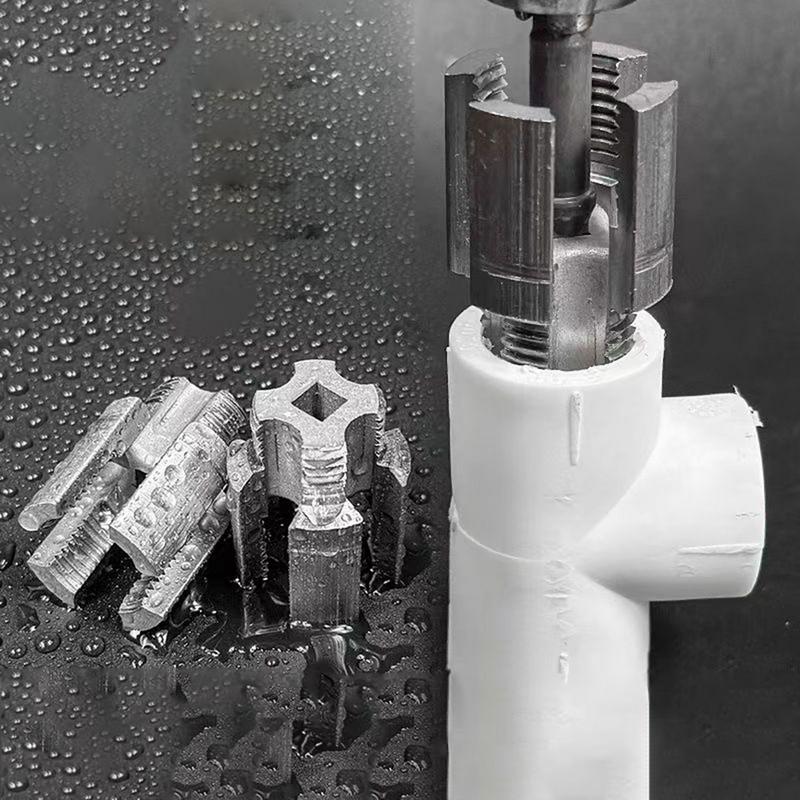 Труборез ручной инструмент для нарезания резьбы Экстрактор труб Метчик и плашка для машинного отверстия Провод Кабель Шланг Патио Задний двор Сад Ферма