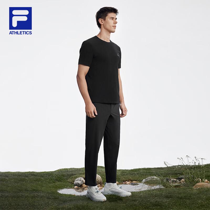 Fila Мужская базовая вязаная футболка с коротким рукавом