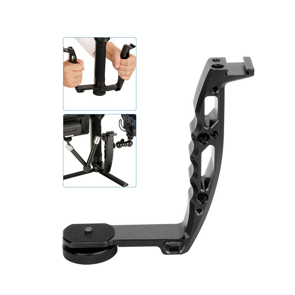 Алюминиевый сплав карданный L-образный кронштейн рукоятка стабилизатор аксессуары 1/4-дюймовый винт с холодным башмаком