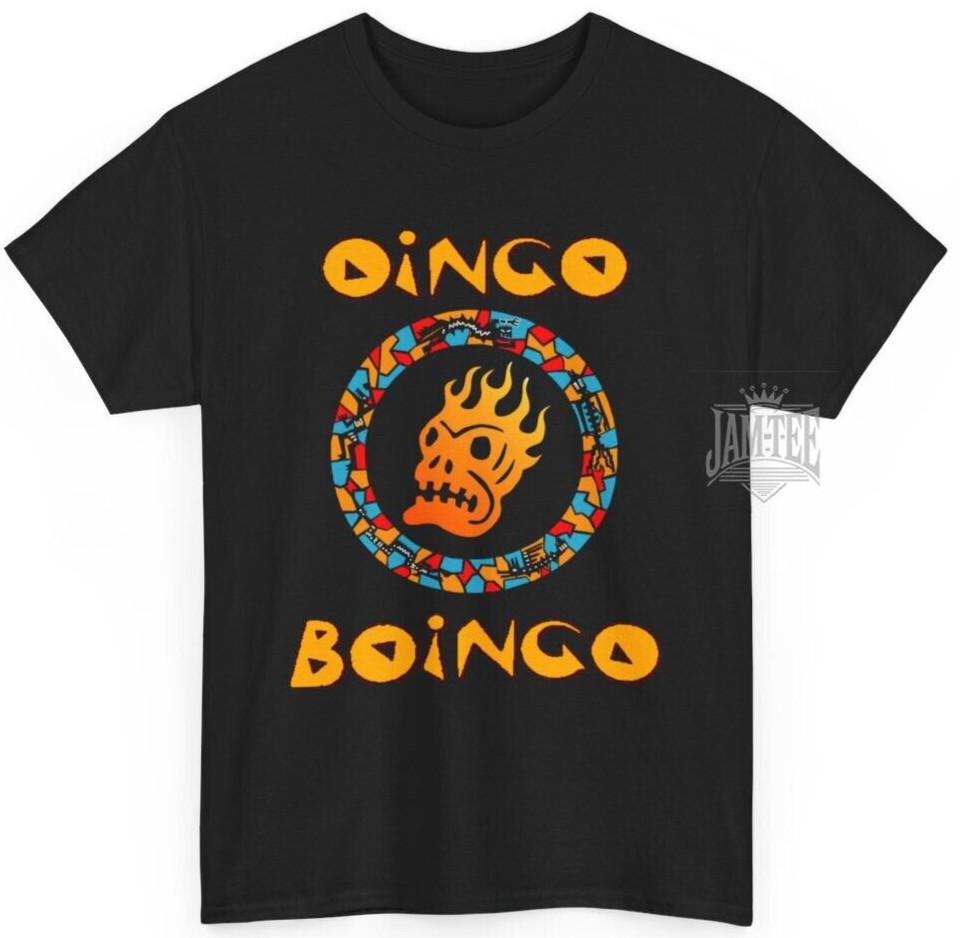 Oingo Boingo T-Shirt Mens Womens Tees Top, Devo, Love and Rockets,Tears for Fears, Unisex Tee