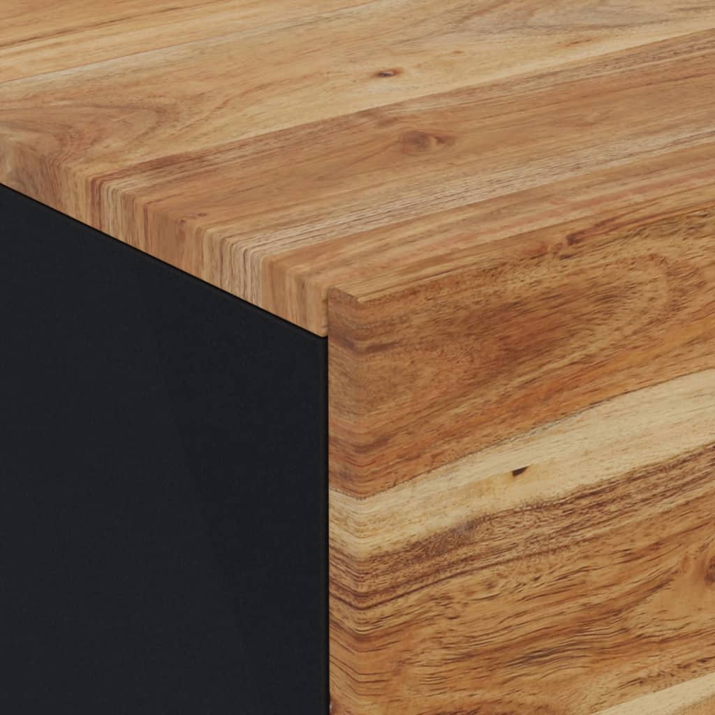 Nightstand 40 x 33 x 46 cm Solid Acacia Wood