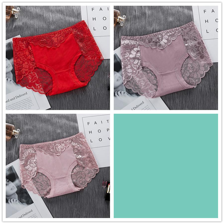 Сексуальные трусики средней талии, кружевное женское нижнее белье, утягивающее бедра, женское нижнее белье, треугольные трусики
