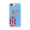 Coque iPhone - Fidji - Drapeau - Souple - Multicolore - Design Fin Et Léger