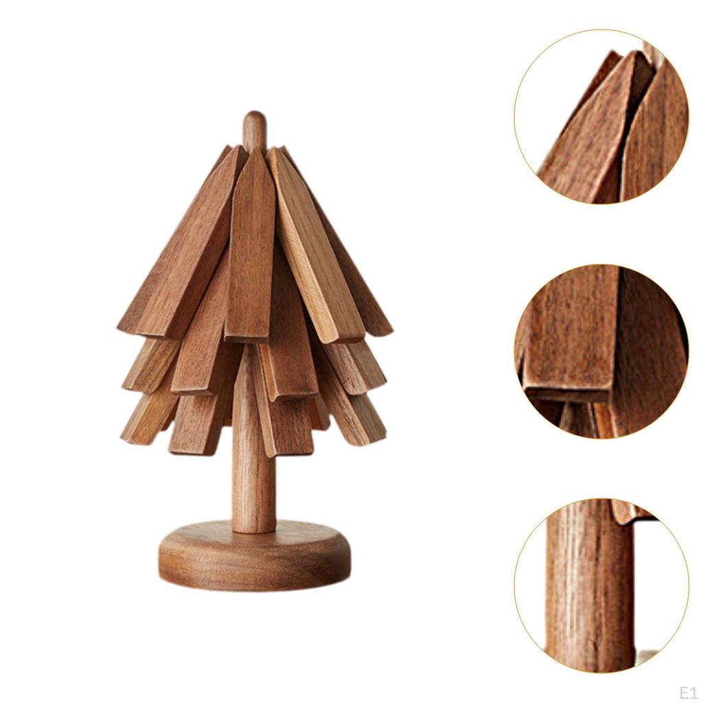 Eco-Friendly Wooden Table Coasters Set for Pots And Utensils