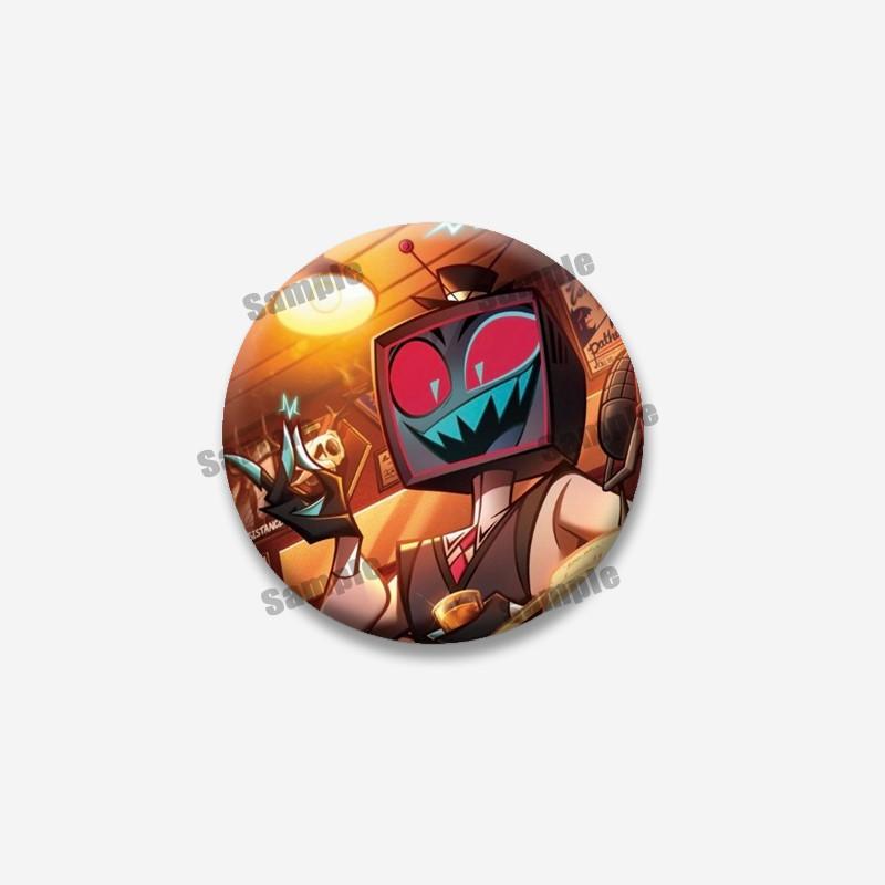 Anime Cartoon Character Vox Soft Button Pins Handmade Role Playing Brooch Backpack Clothing Jewelry Badge Prop Souvenir Gifts