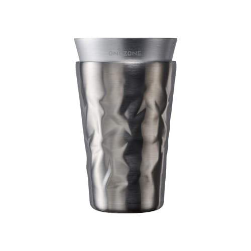Doshisha "Hyokyoku" Tumbler, Insulated, Double-Walled Vacuum Wall, Single-Walled Aluminum, 350ml, Silver, ONZONE