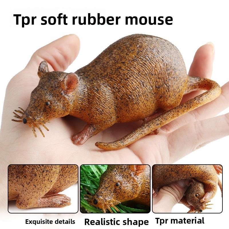 Игрушка-прорезыватель для кошек Мышка из прочного пластика для кусания и самостоятельной игры