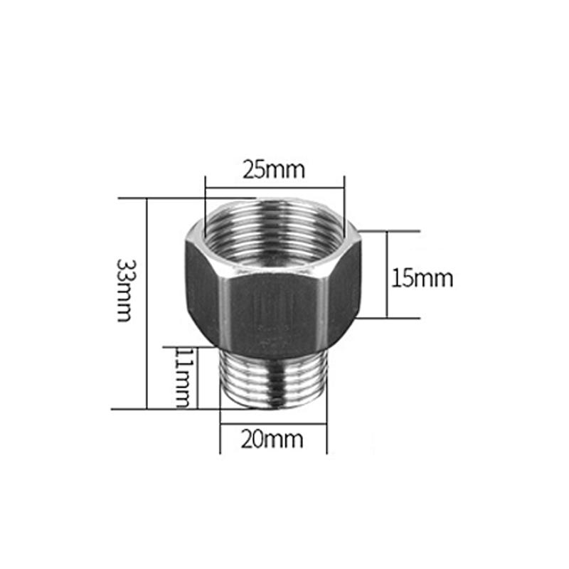 Нержавеющая сталь 201 1/2" 3/4" 1" Резьбовые соединители для баков для воды с внутренней/внешней резьбой Садовые аксессуары для полива Муфты