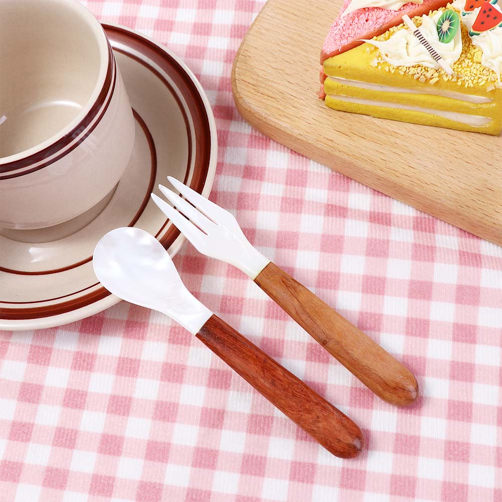 Kitchen Tool Condiment Conch Scoop Natural Caviar Ice Cream Dessert Spoon Teaspoon Fork Shell Spoon