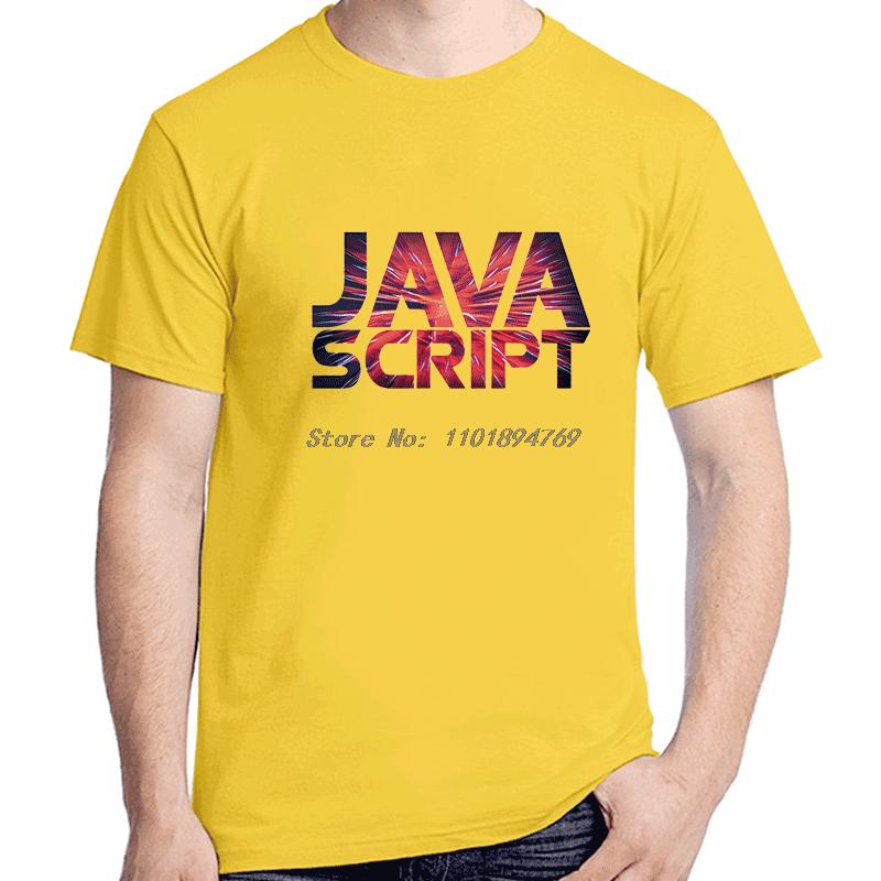 Javascript Да Пребудет с тобой Объект Смешные Графические Футболки Хлопковые Футболки с Коротким Рукавом Подарки на День Рождения Футболка Унисекс Одежда