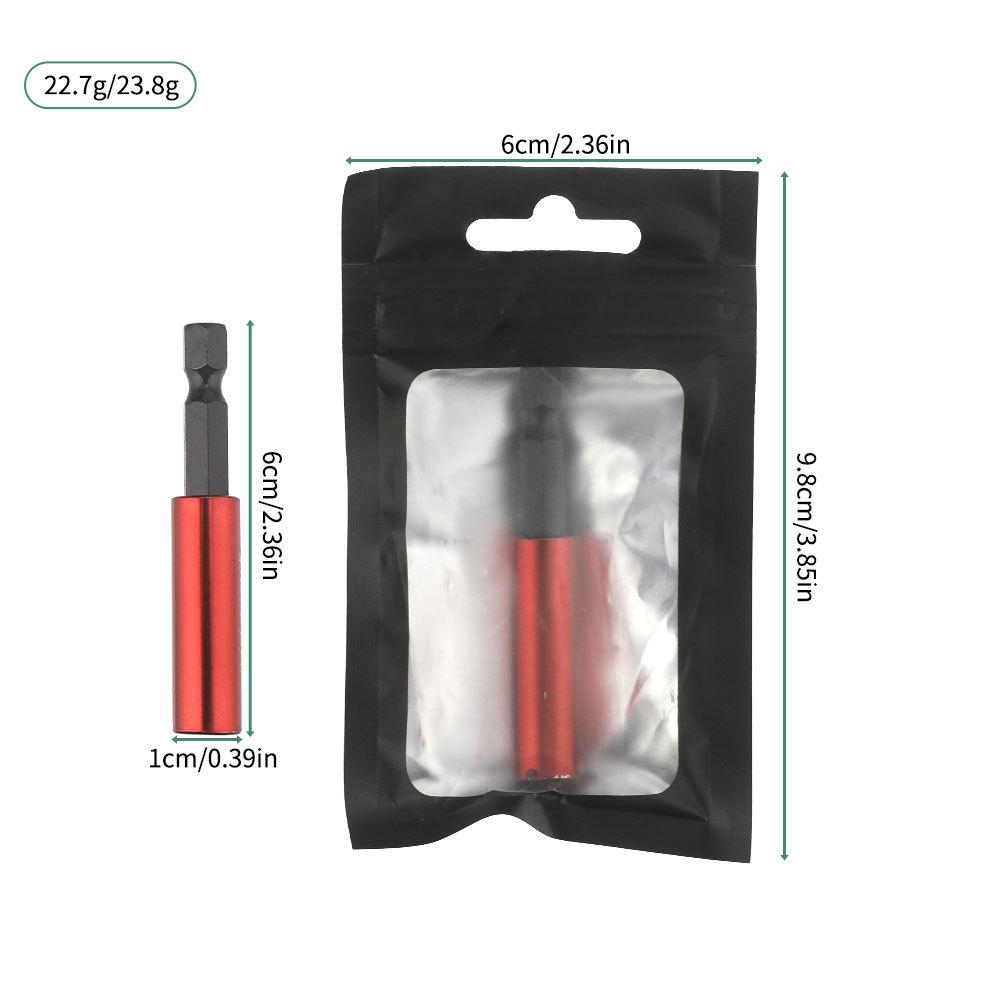 3шт магнитный держатель удлинителя сверла для ударного гайковерта, 14" шестигранный хвостовик S2 сталь магнитный