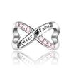 S925 Silver DIY Heart Bead Jewelry Making Kit Craft Accessories Charms Bracelet Necklace Supplies