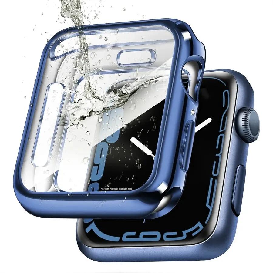 TPU Cover for watch case series 9 8 7 6 5 4 3 SE 41mm 45mm 42-44mm-40mm screen protector Accessories for watch band