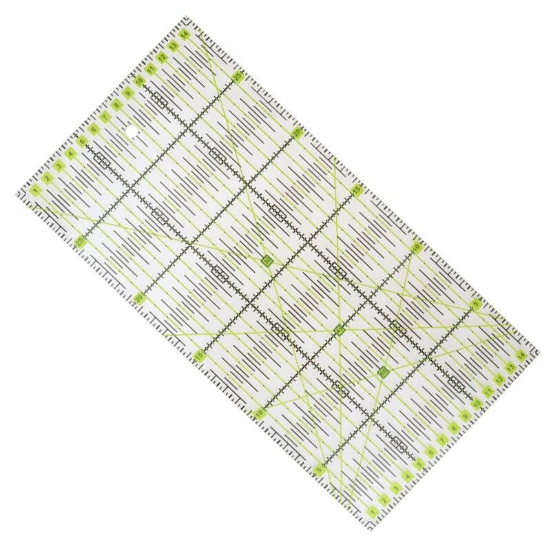 30 см * 15 см, толщина 3 мм, линейка для пэчворка, швейная линейка, акриловая линейка для резки, ручной инструмент «сделай сам»