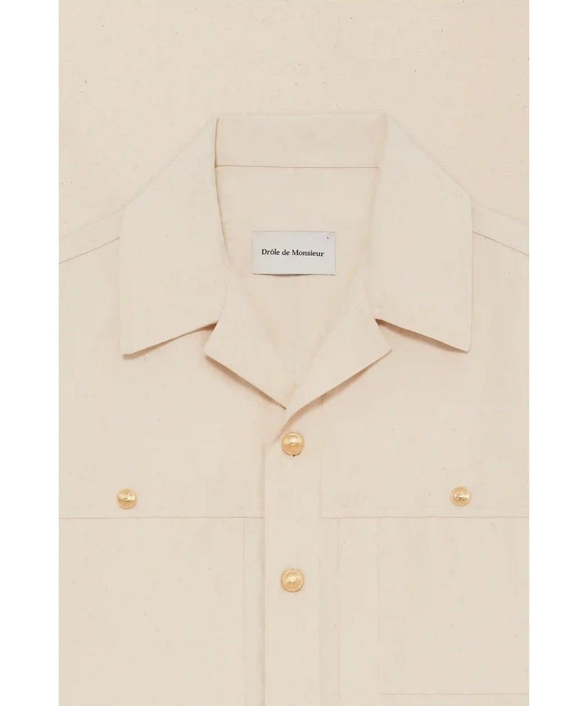 DROLE DE MONSIEUR Pocket Cotton Jacket Veste Cotton Poches D0Jam26111Whm