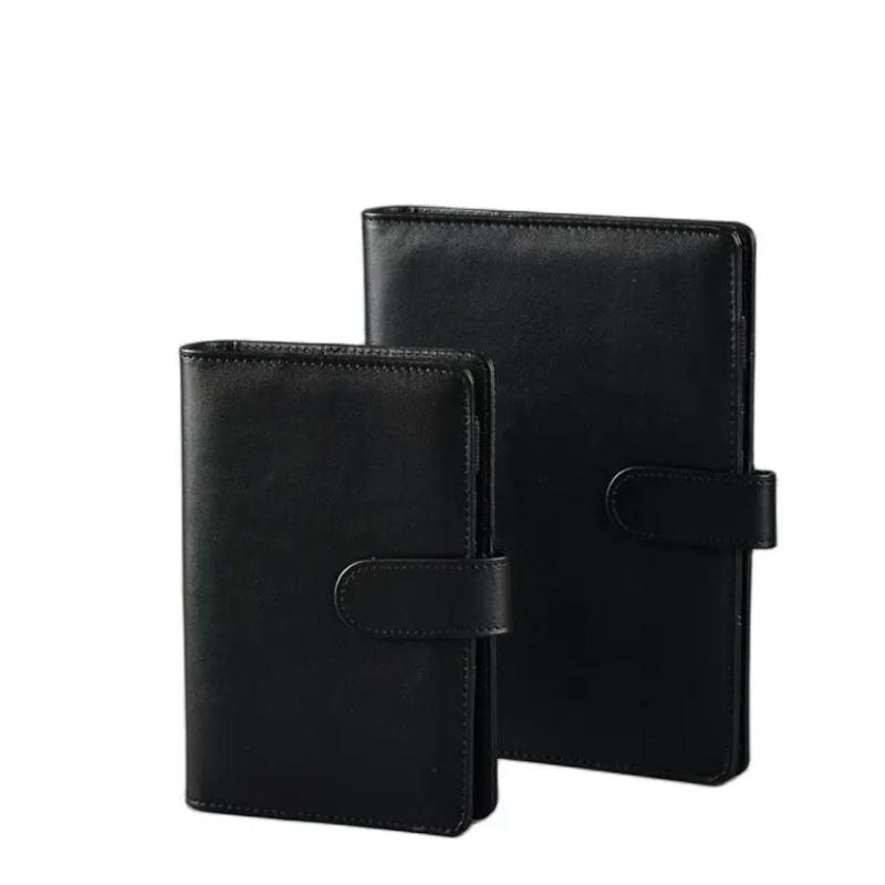 NEW Macaroon Color A6/A5 PU Leather DIY Binder Notebook Cover Diary Agenda Planner Paper Cover School Stationery