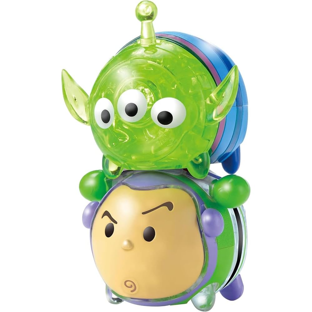 Hanayama Crystal Gallery 3D Puzzle Disney Tsum Tsum Buzz Lightyear & Alien Decorative Figure 7 Years+