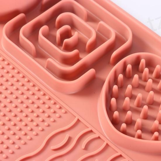 Yousheng Cat Lick Mat Dogs Fun Slow Feeder with Suction Cups Non-Slip Dog Enrichment Treat Mat for Dogs Cats Boredom Relief Mental Stimulation