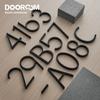 Dooroom Zinc Alloy Digits 0-9 Letters A B C Company Names Door Plate House Number Room Number Hotel Floor Number Villa Signboard