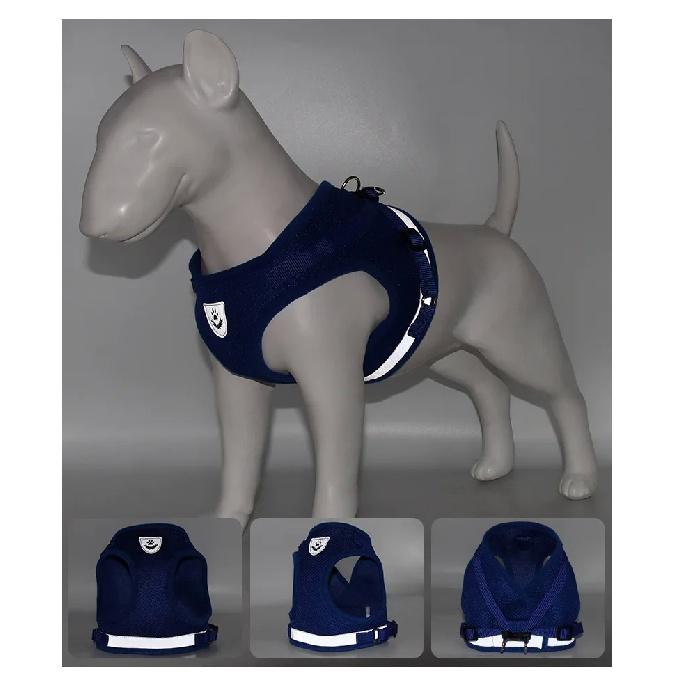 Reflective Breathable Mesh Vest Harness Set Adjustable Detachable Collar Chest Leash Traction Rope Pet Shop All for Dogs Chats