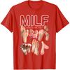 MILF Man I Love Feet Funny Sexy Inappropriate Saying Quote T-Shirt