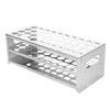 40 Holes Tube Rack Stainless Steel Double‑Layer Test Tube Support Stand 304 Punching Plate