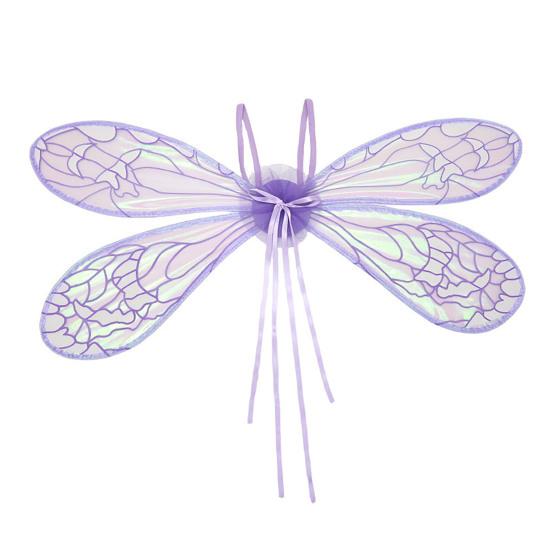 Крылья феи, легкий градиент, крылья ангела, эльфа, костюм, реквизит, женское платье с крыльями стрекозы, аксессуары для косплея, танцевальных вечеринок