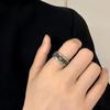 Регулируемое серебряное кольцо S925 с символом Руйи и шестислоговой мантрой