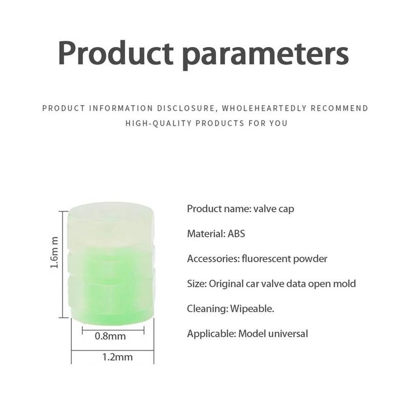 12/20 шт. светящиеся колпачки клапанов, флуоресцентные зеленые ночные светящиеся автомобильные колеса мотоцикла, велосипеда, Стайлинг шин, ступицы, светящиеся колпачки, декор
